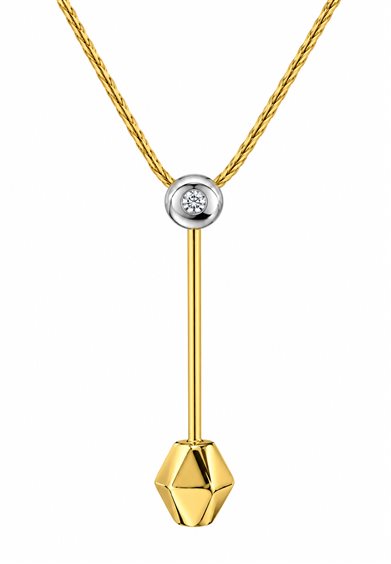 Collar Chimento Mujer in Oro Diamante 0.02 Ct 81230164 - 81230164